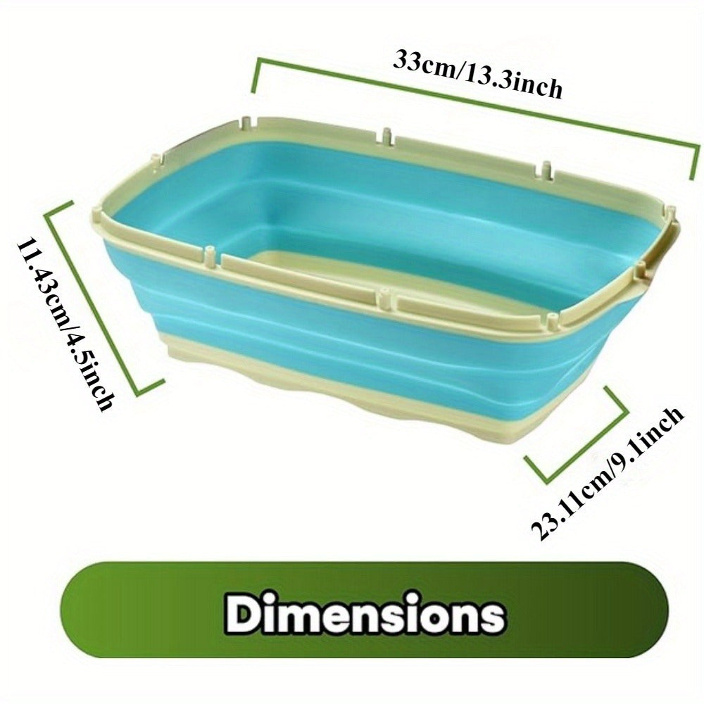 Camping Cutting Board Collapsible Chopping Board with Colander 9-In-1 Multi Chopping Board Kitchen Vegetable Washing Basket for Camping Camping Gifts Camping Accessories for RV Campers Kitchen Supplies