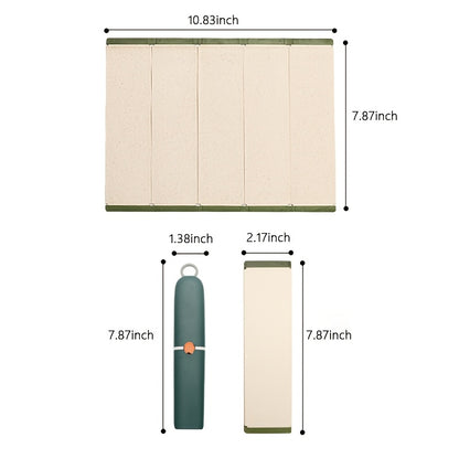Wheat Straw Folding Chopping Board Camping Picnic Portable Chopping Board Kitchen Household Fruit And Vegetable Board