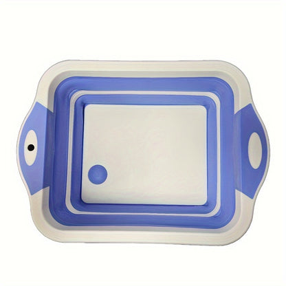 Foldable Chopping & Cutting Board - 2-in-1 Multifunctional, Space-Saving, Easy Clean, Durable for Camping, BBQ, Picnic
