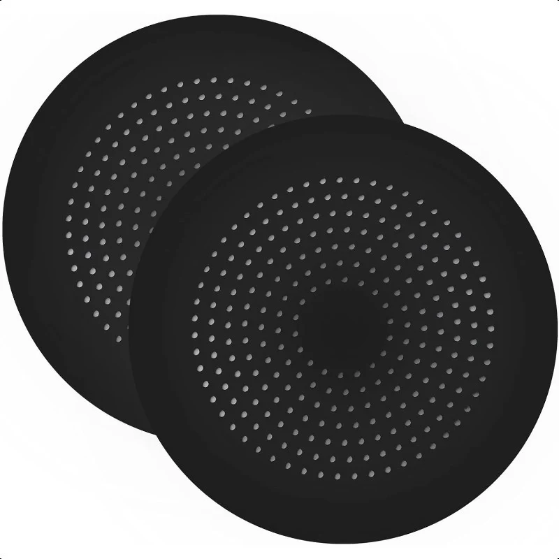 20 Pack Shower Drain Hair Catcher Silicone Drain Cover with Suction Cup Shower Drain Protector Drain Strainer Hair Stopper for Kitchen Bathroom Bathtub Sink New Black 2Pack